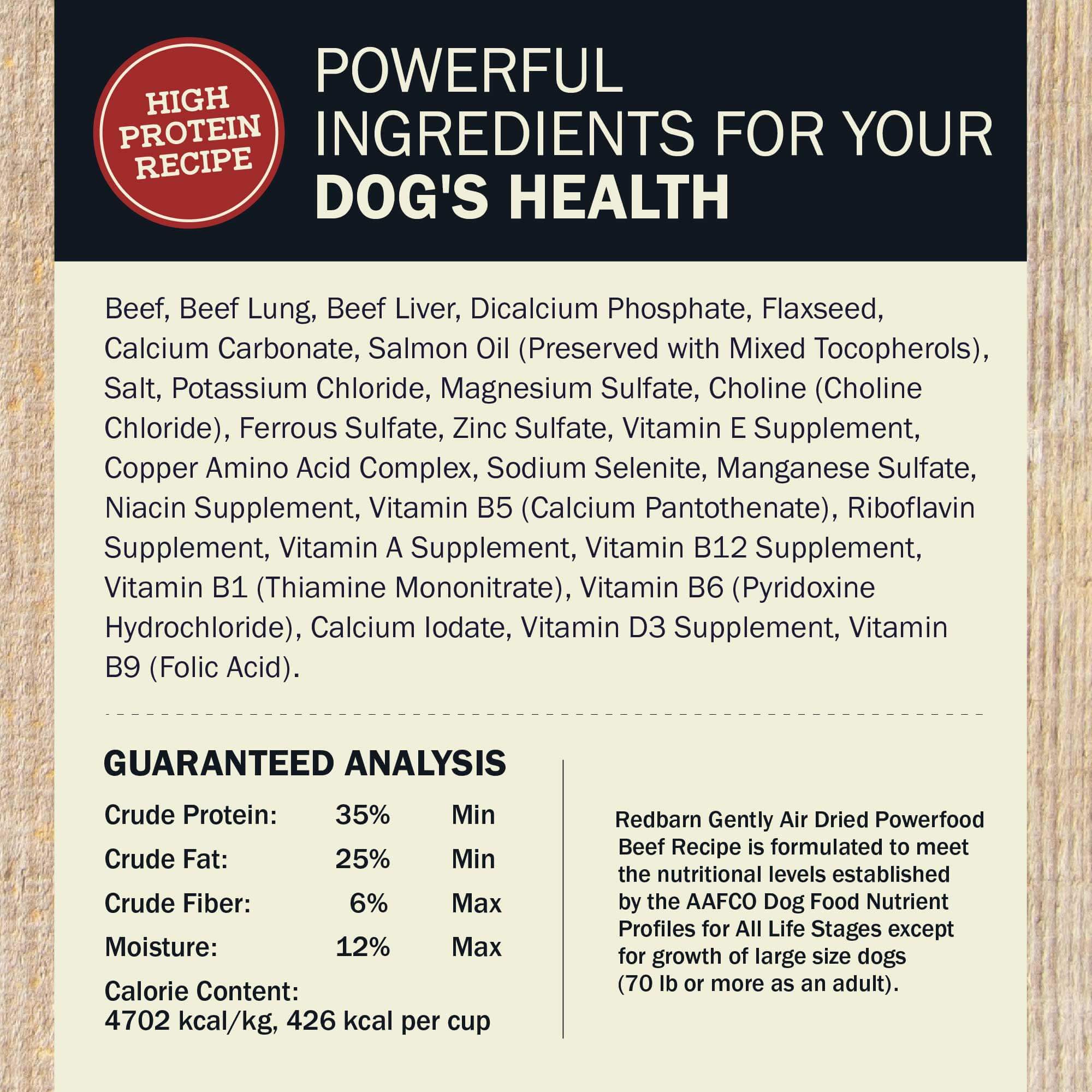 Air Dried Powerfood High Protein Beef Recipe - Image 3