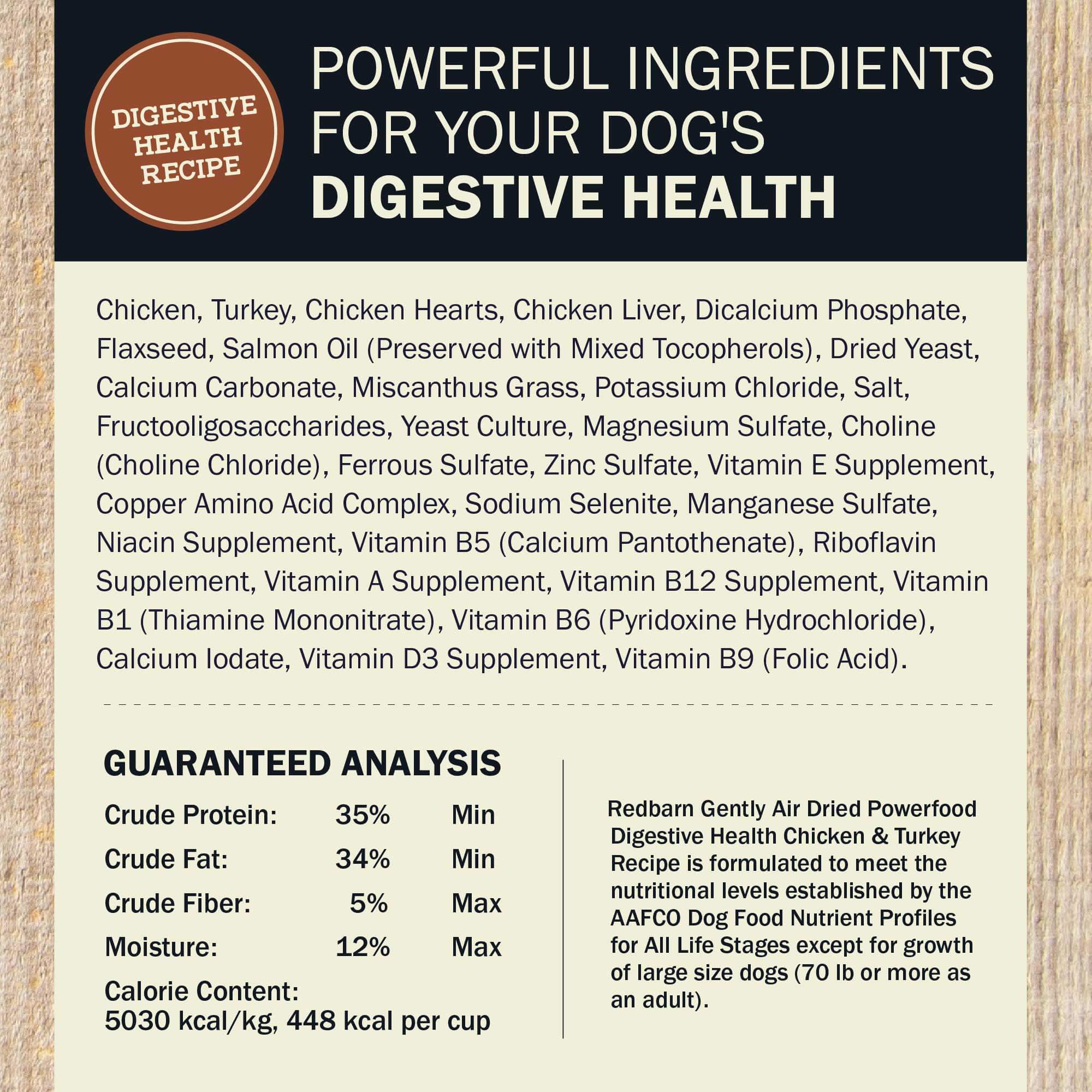 Air Dried Powerfood Digestive Health Chicken & Turkey Recipe - Image 3