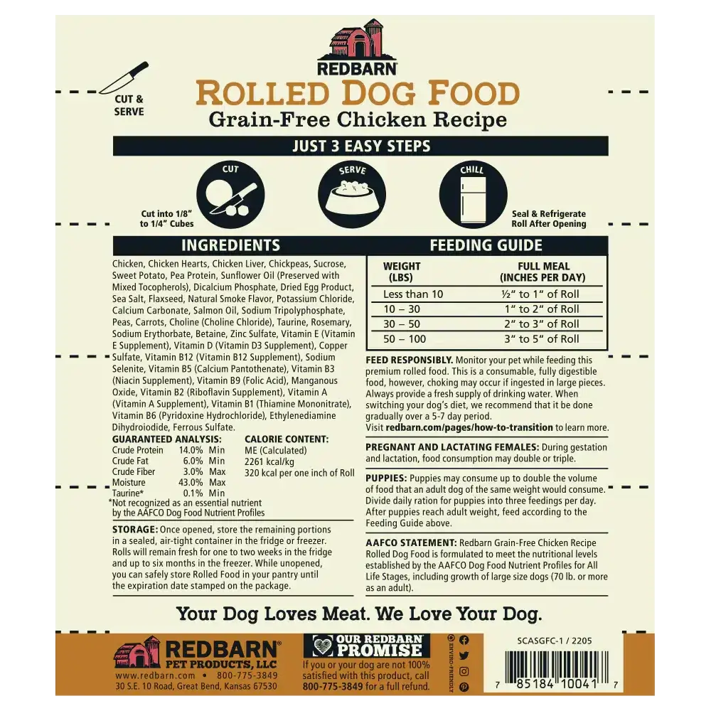 Semi-Moist Rolled Food Grain-Free Chicken Recipe - Image 10