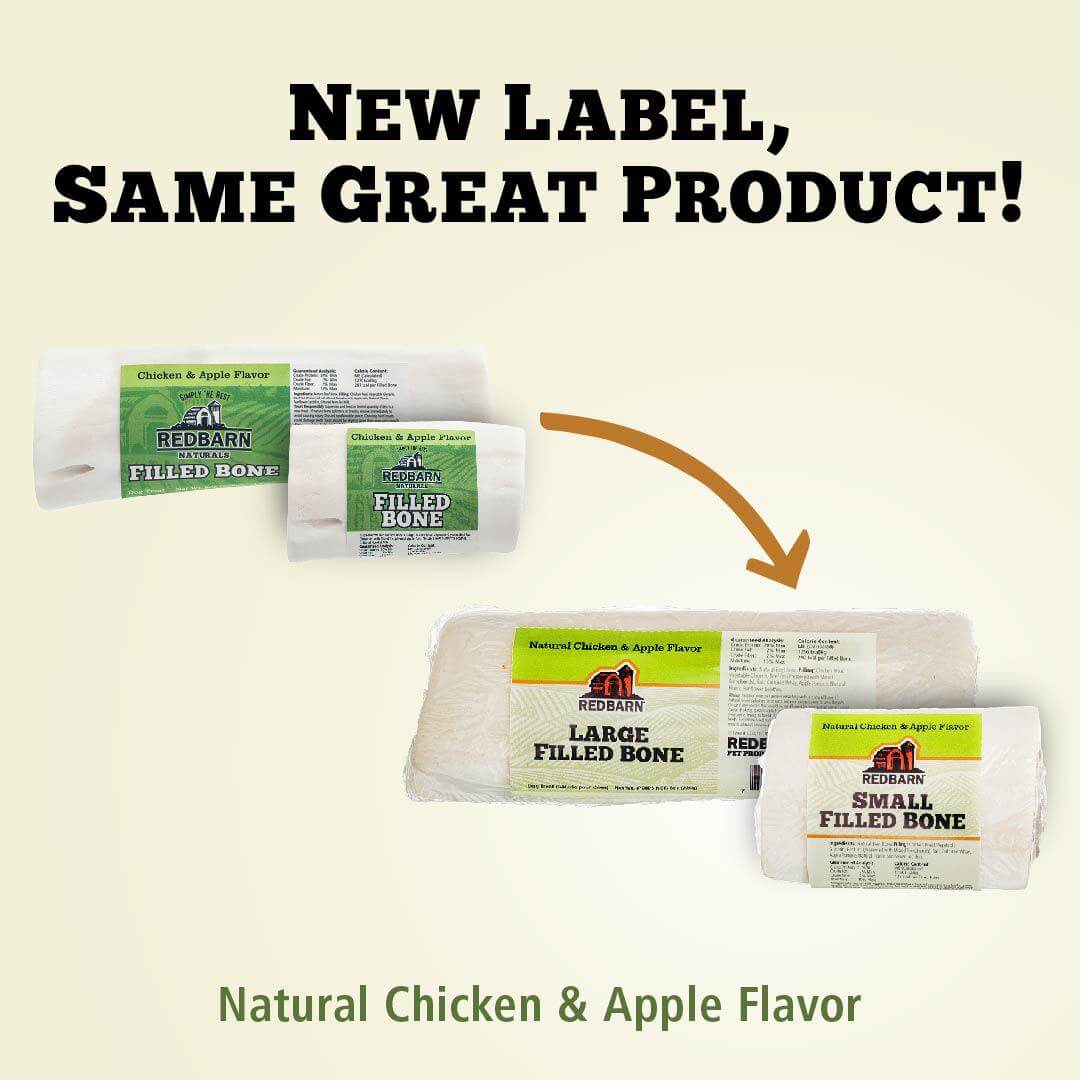 Filled Bone Natural Chicken & Apple Flavor - Image 3