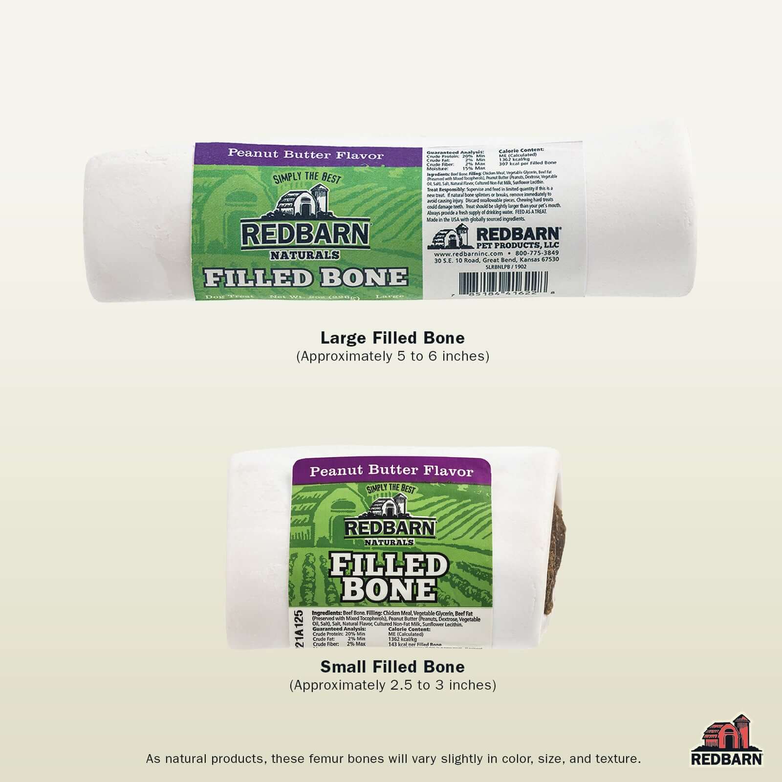 Filled Bone Natural Peanut Butter Flavor - Image 13